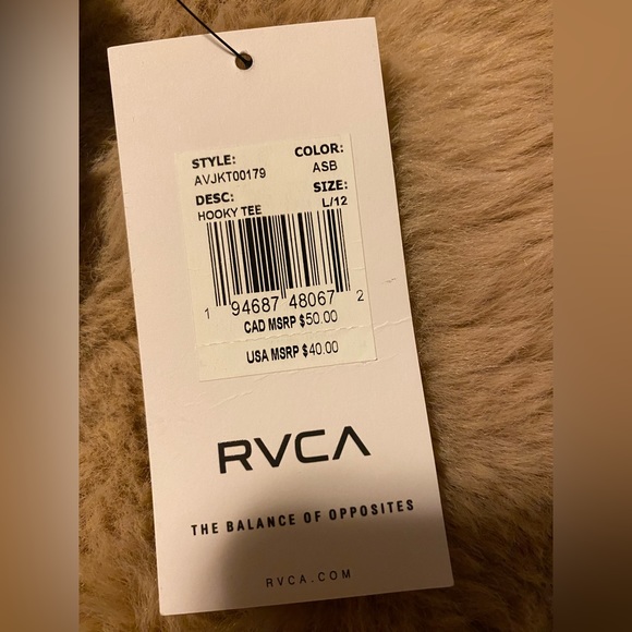 RVCA Hooky T-Shirt BNWT size large - Picture 9 of 10